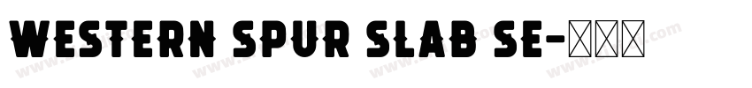 Western Spur Slab Se字体转换